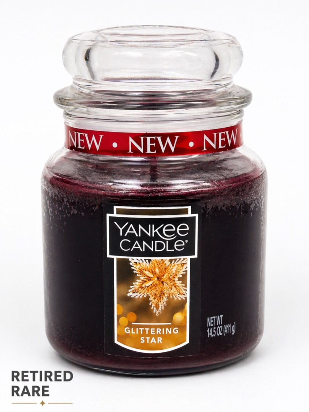 Yankee Candle Glittering Star Retired Rare 14.5oz